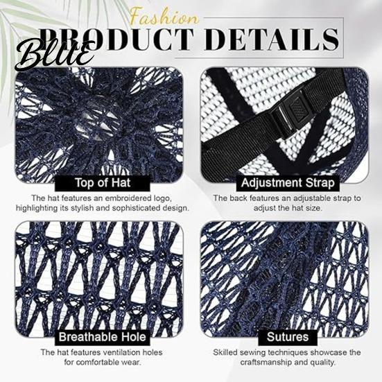 Outdoor Activity Hat 1/2Pcs Men Adjustable Custom Fit Breathable Mesh Design Lightweight Cap Foldable Hip-Hop Style Summer Activities Travel