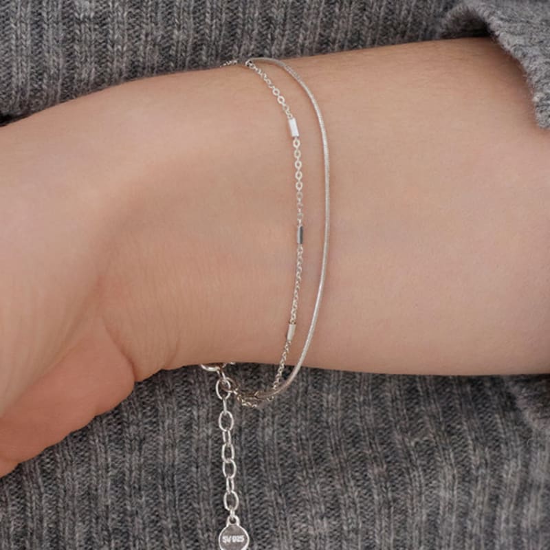 

dmoment Lume Bracelet (925Silver) Silver