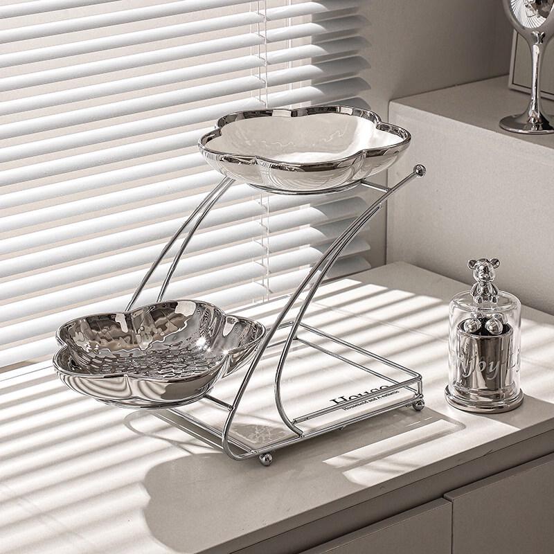 Light Luxury Ceramic Decorative Snack Plate