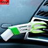 Car Vent Double-Headed Cleaning Brush - Soft Bristle Interior Dust Tool