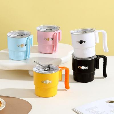 Versiegelter Isolier-Wasserbecher 304 Edelstahl Edelstahl-Kaffeebecher Tragbar