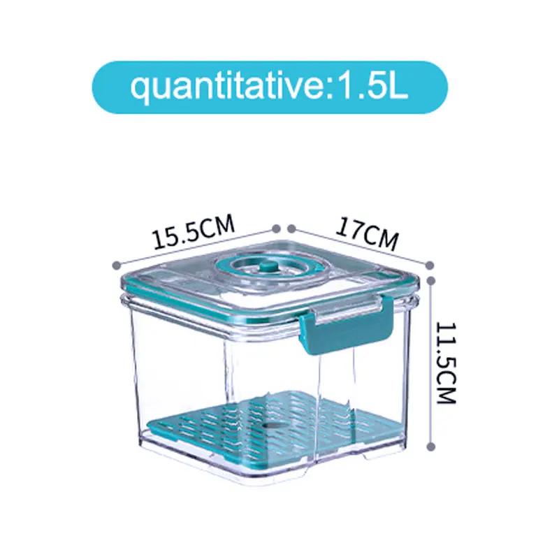 

Walfos 1 шт. ручной режим, прямоугольный квадратный вакуумный контейнер, вакуумный упаковщик различной емкости, аксессуары для кухонных инструментов