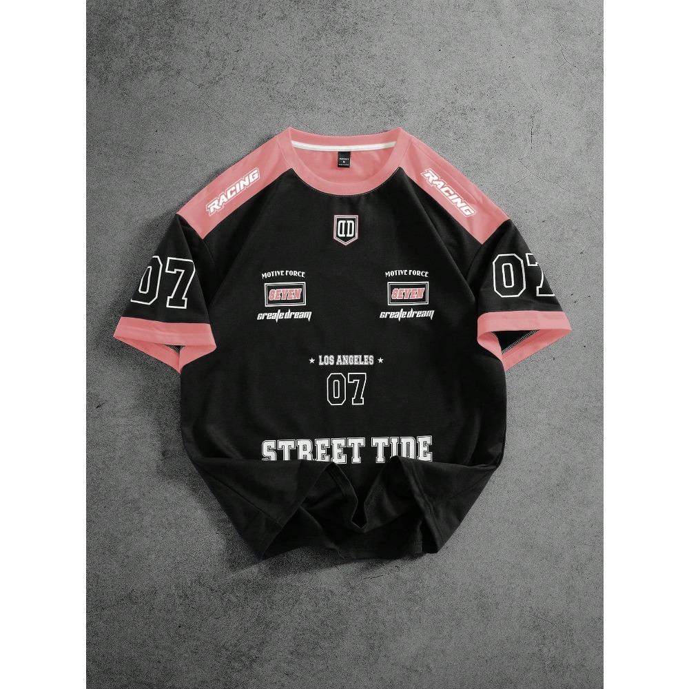 Men's T-shirt - Breathable Lightweight Casual Sports Digital Print Streetwear Men's T-shirt