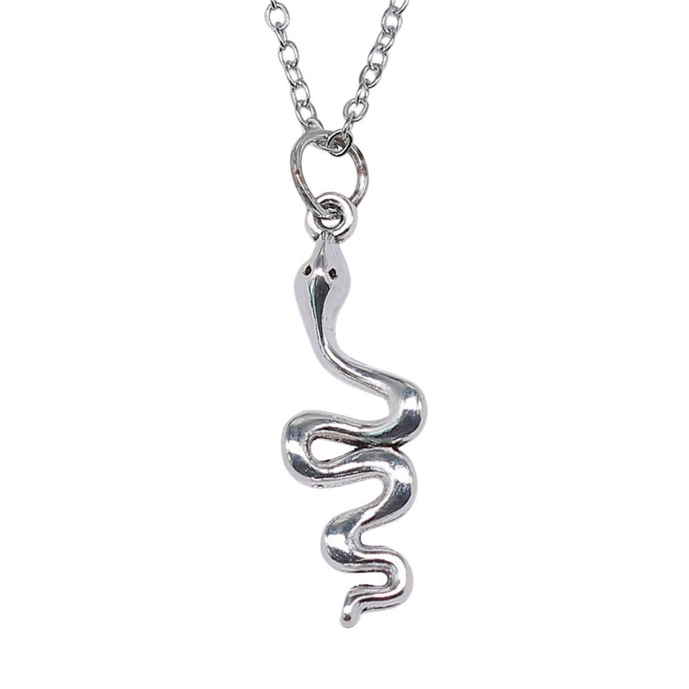 Snake Pendant Dragon Necklace Animal Jewelry Child Gifts 40cm Short Chain