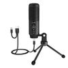 [Compatible with PS4PS5PC] VOPTECH Unidirectional USB Microphone VF10 Condenser Microphone Recording Volume Adjustment Tripod Stand Included YouTube
