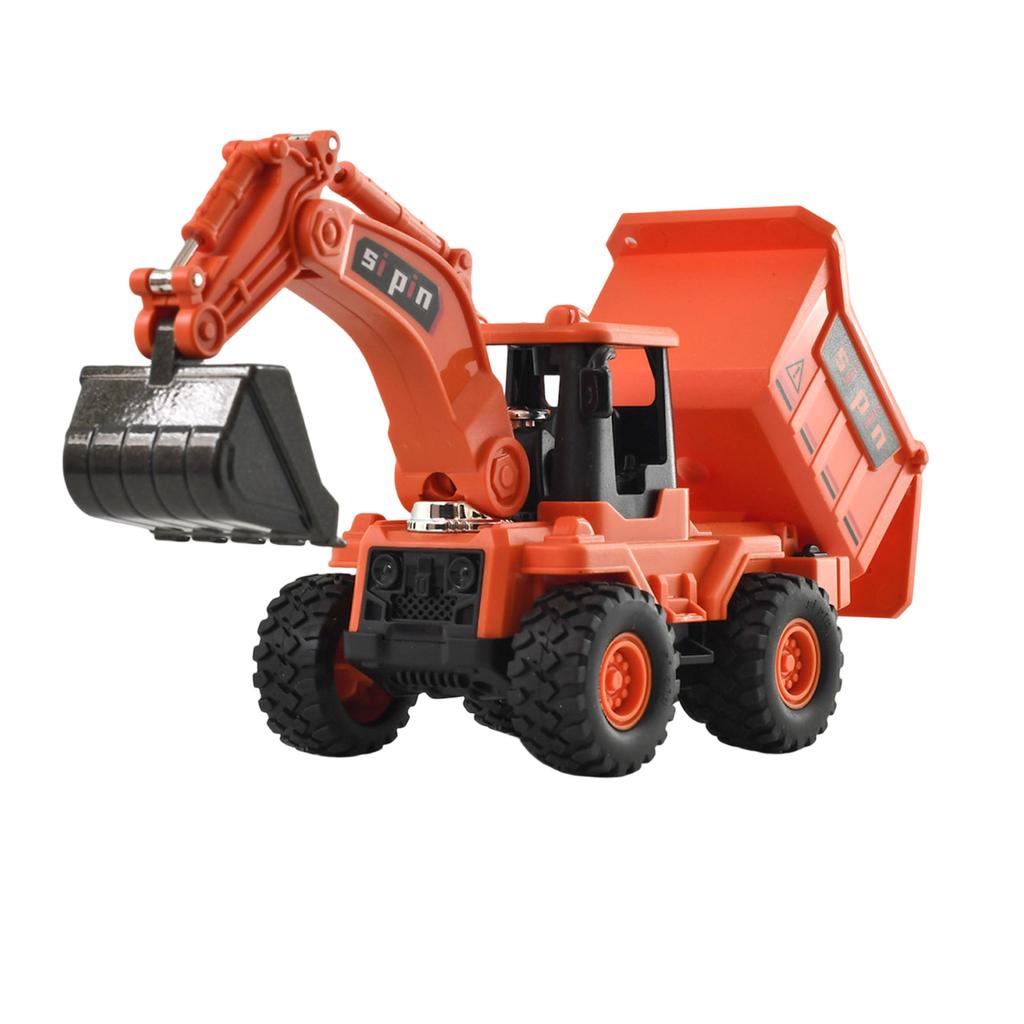 Simulation Alloy Excavator Children's Excavator Engineering Vehicle Toy Boy Baby Bulldozer Toy Car