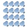 16 Pieces Quilt Fixing Clips Heart Shape Removable Comforter Fastener Duvet Blanket Bedding Holder