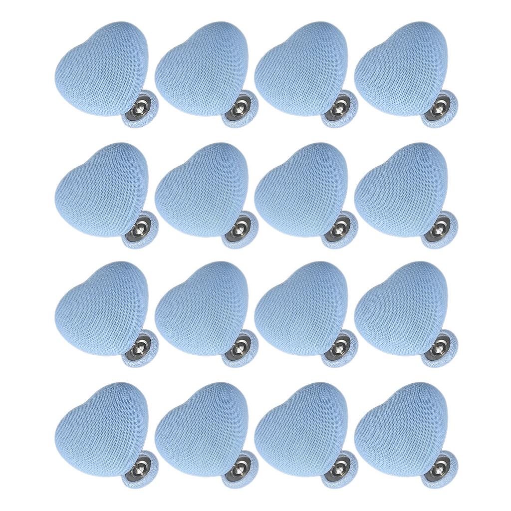 16 Pieces Quilt Fixing Clips Heart Shape Removable Comforter Fastener Duvet Blanket Bedding Holder
