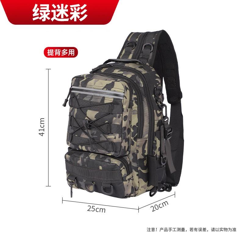 Waterproof Multi-Use Fishing Tackle Backpack With Rod Compartment Freshwater Saltwater Angling
