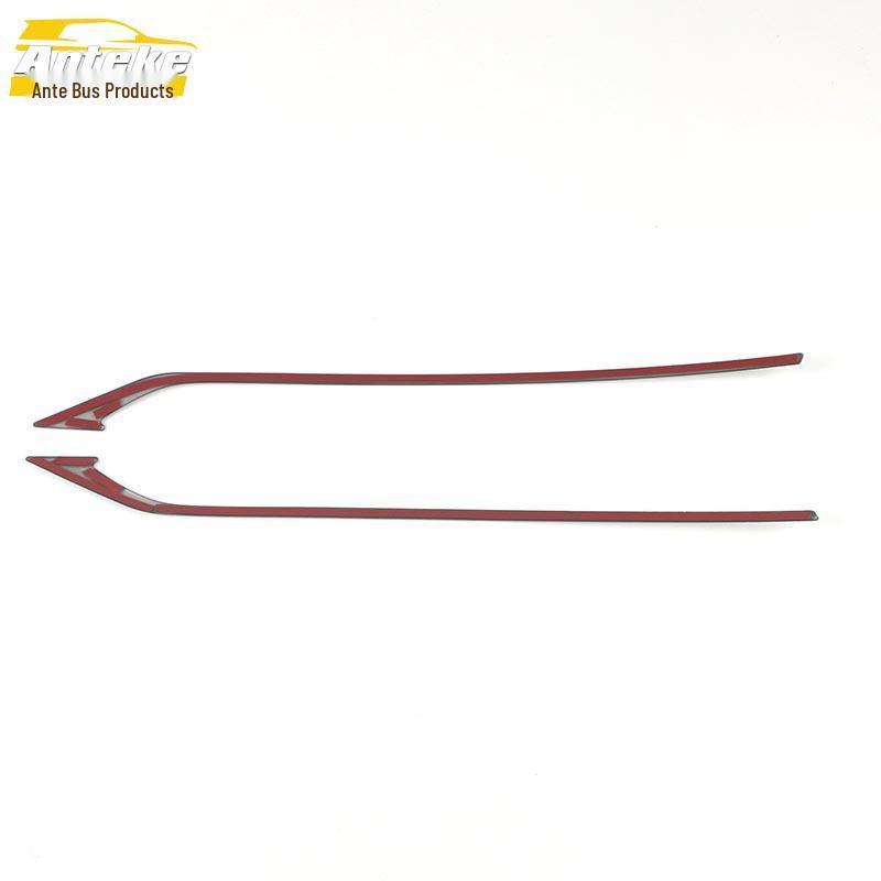 UNI-V Rear Fog Light Trim - Bright Strip Decoration for Exterior Car Accessories