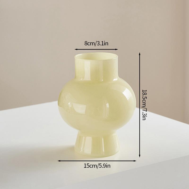 Glass Transparent Flower Vase Creative Designed Hydroponics Plants Pot Fresh Flowers Arrangement Bottle Table Desktop Ornaments