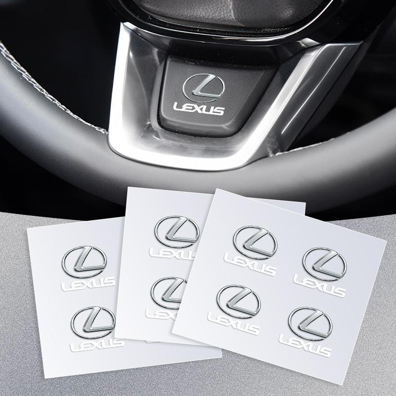 1/2/5/10pcs Car Logo Stickers Door Side Window Body Universal Decal for Lexus ES300 RX330 RX300 GS300 IS250 IS200 CT200h NX RX