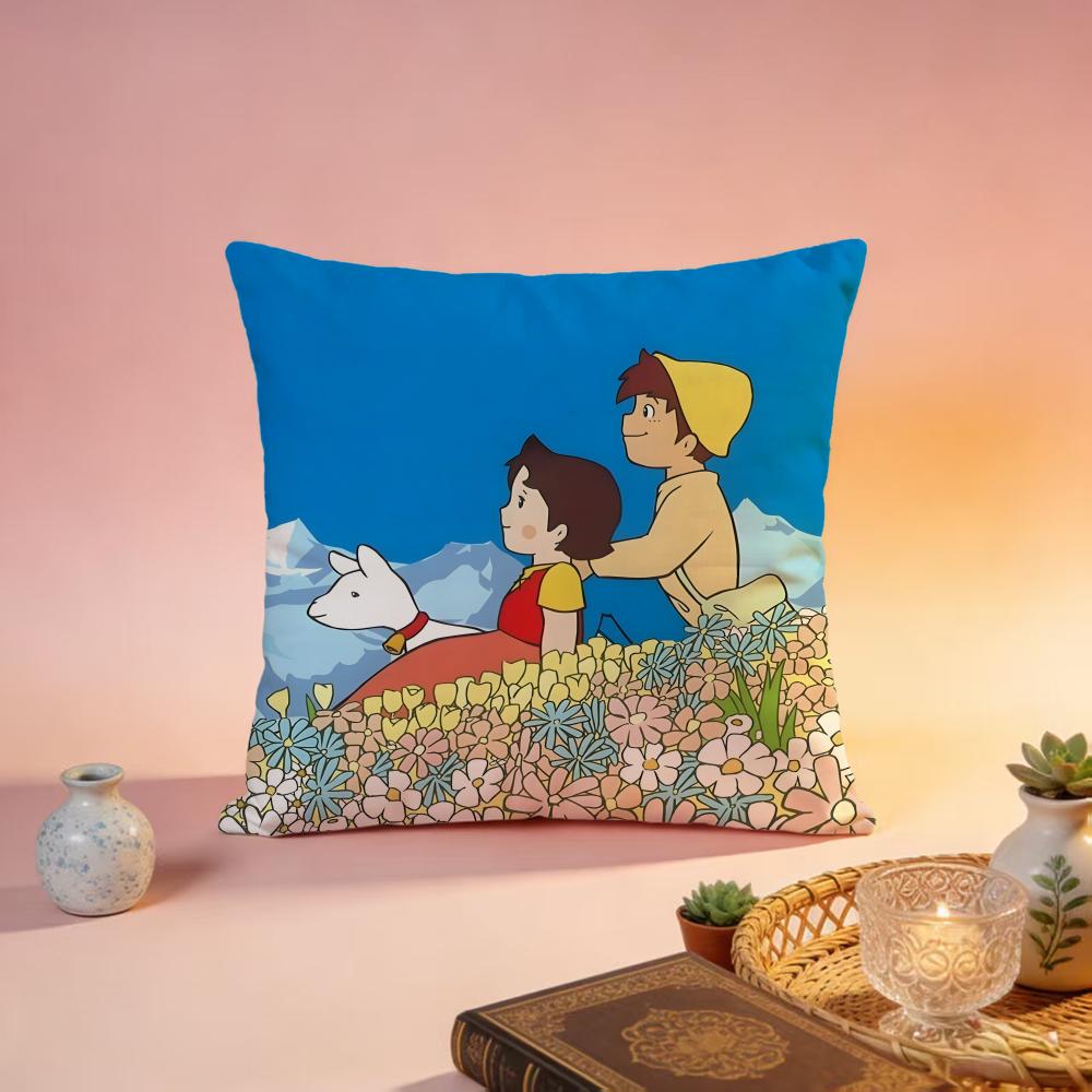 Trending HHeidi Girl of the Alpsed Cushion Cover Premium SkinFriendly Pillow Case MultiPurpose for Home Office Travel