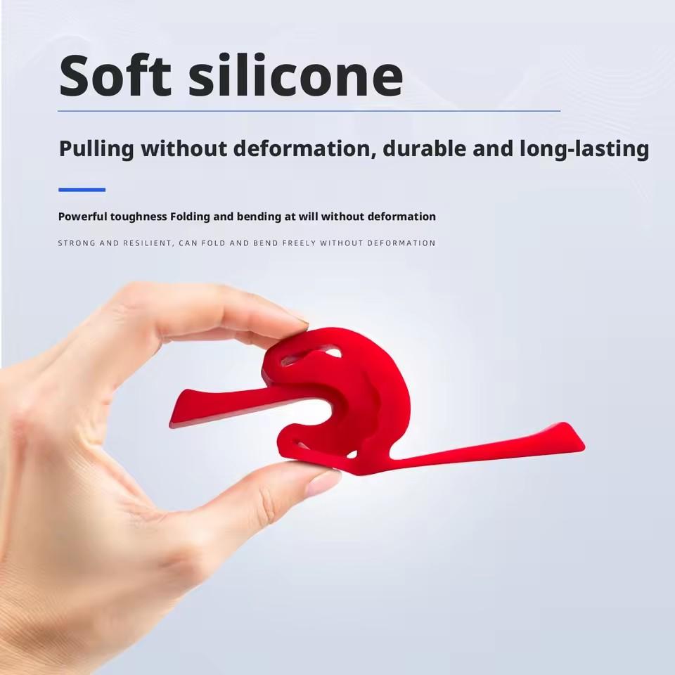 Silicone Car Door Latch Covers 4 Piece Shock Absorption Pad Noise Reduction Car Silicone Door Latch Protective Cover for Suv