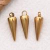 Pendentif Rivet en Acier Inoxydable Plaqué pour Bijoux DIY