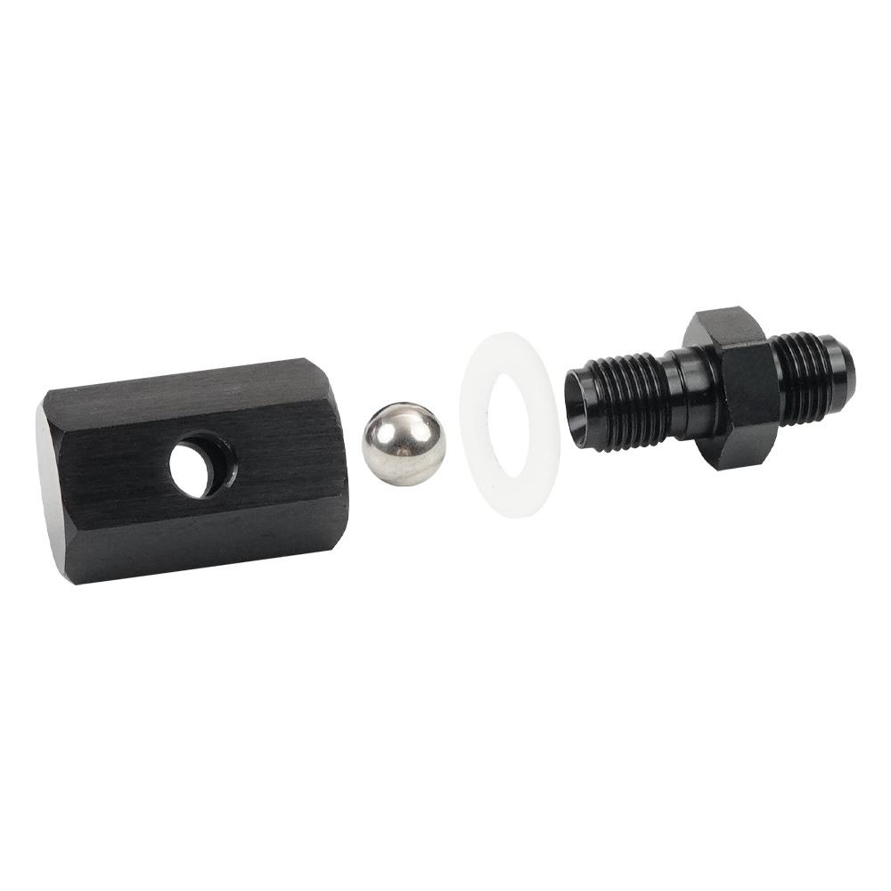 1 X 6AN Male Vent Valve Aluminum+Plastic+Stainless Steel