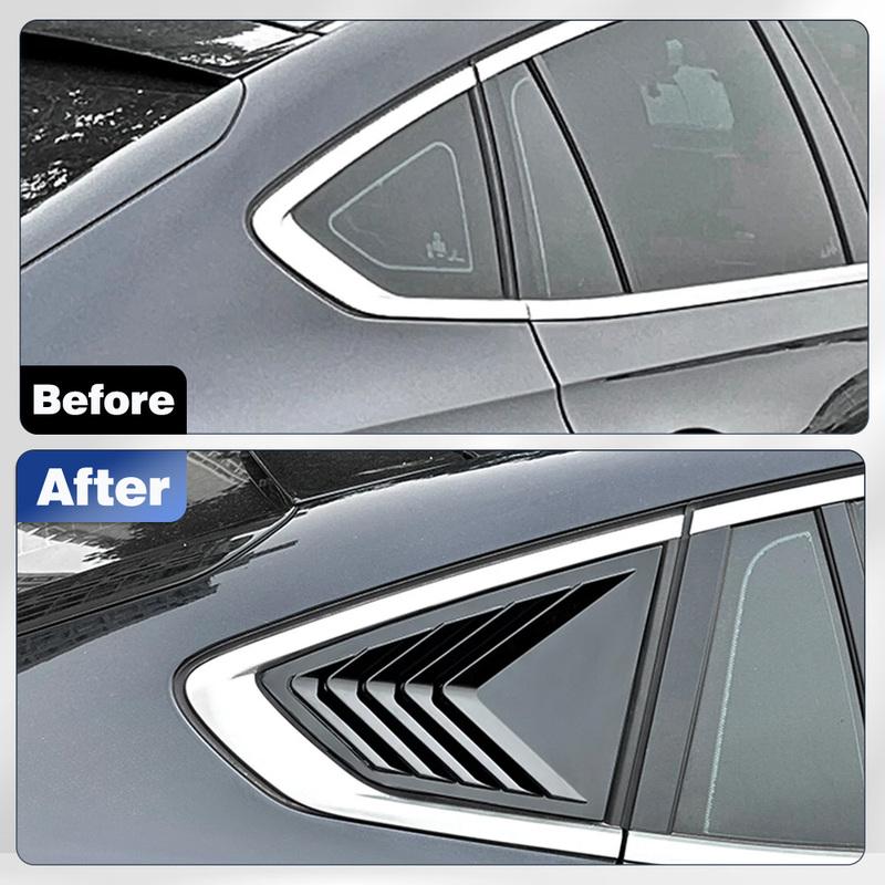 2pcs ABS Rear Side Window Louvers Air Vent Scoop Shades Cover Trim for BMW X6 G06      2024