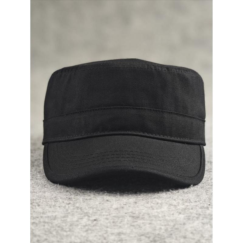 Soft Top Small Head Circumference Flat Top Hat Solid Color Casual Cap Small Size Women's Hat Simple Fashion Couple Men's Hat