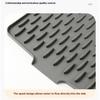 Nonslip Silicone Pot Holder Heat Proof Trivet Sloped Surfaces For Efficient Liquid Drainage And Storage