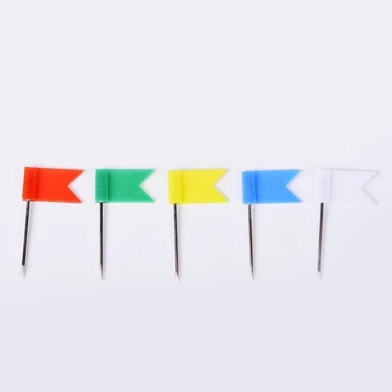 20pcs/set Flag Thumbtack Nail Thumbtack Board Map Drawing Tacks for Notice Board Marker Home Office School Stationery Supplies