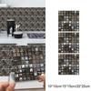 Abstract Mosaic Ceramic Tile Sticker For Home Renovation Waterproof Kitchen And Bathroom Decoration