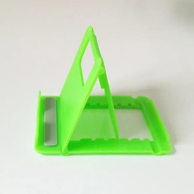 1pc Plastic Replicate Cellphone Stand Holder Portable Adjustable Universal Mobile Phone Support Holder Foldable Cellphone Holder