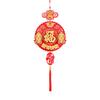 Red Chinese Lucky Character Pendants Flocking Spring Festival Hanging Decoration  Party Supplies