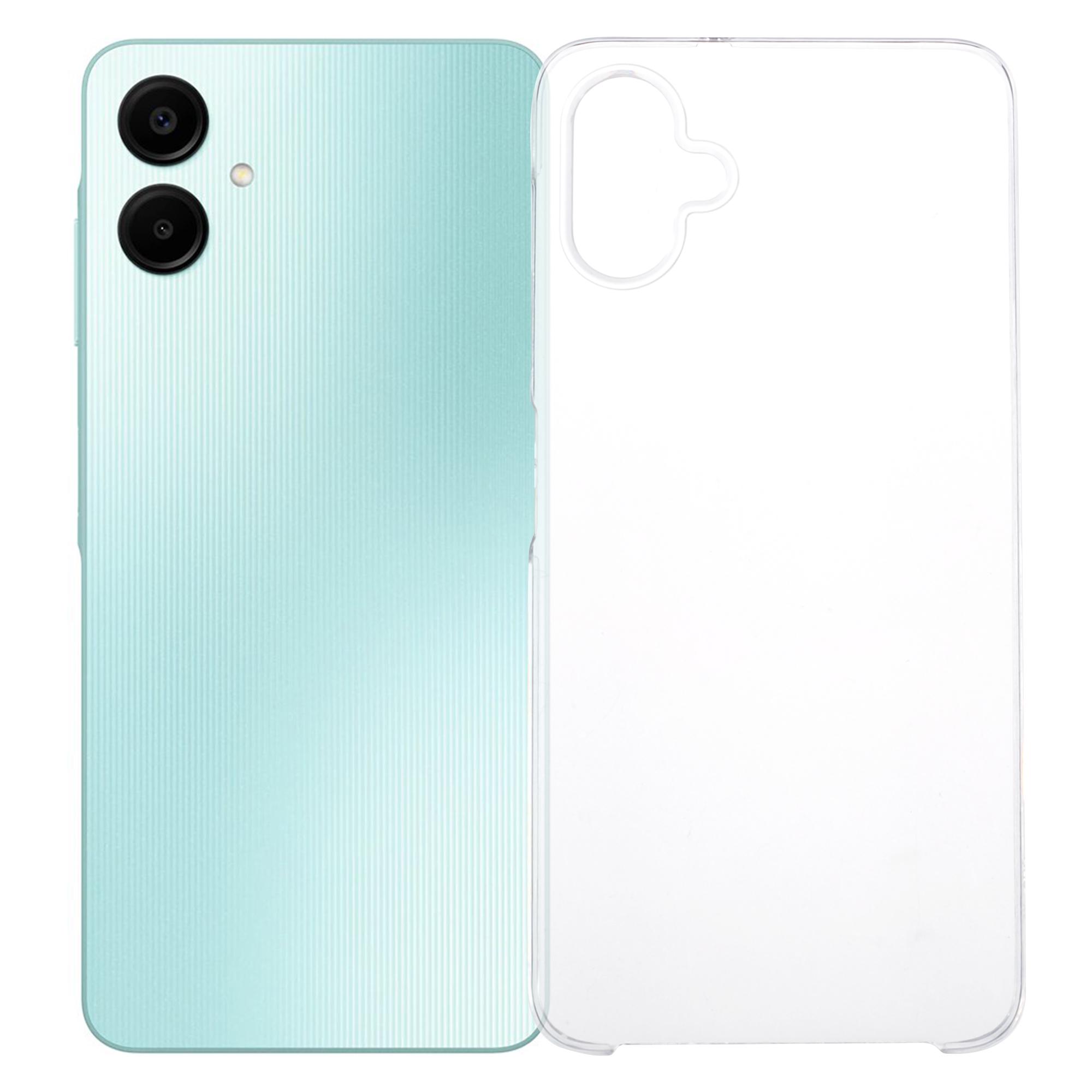 

For Samsung Galaxy A06 4G Case TPU Frame Clear Acrylic Back Phone Cover with PET Film A