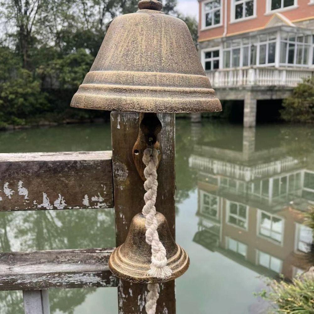 Creative Collision Bell Cast Iron Wrought Iron Bell Blessing Dining Table Bell Courtyard