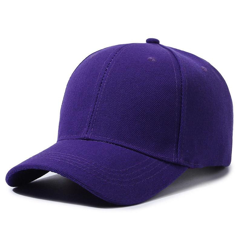 Baseball Cap Women Men Advertising Work Travel Group Solid Color Dance Hip Hop Students DIY Printing Logo Sunshade Dad Hat Kpop