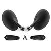 Pair Universal Car Classic Door Wing Side View Mirror with Gaskets Vintage