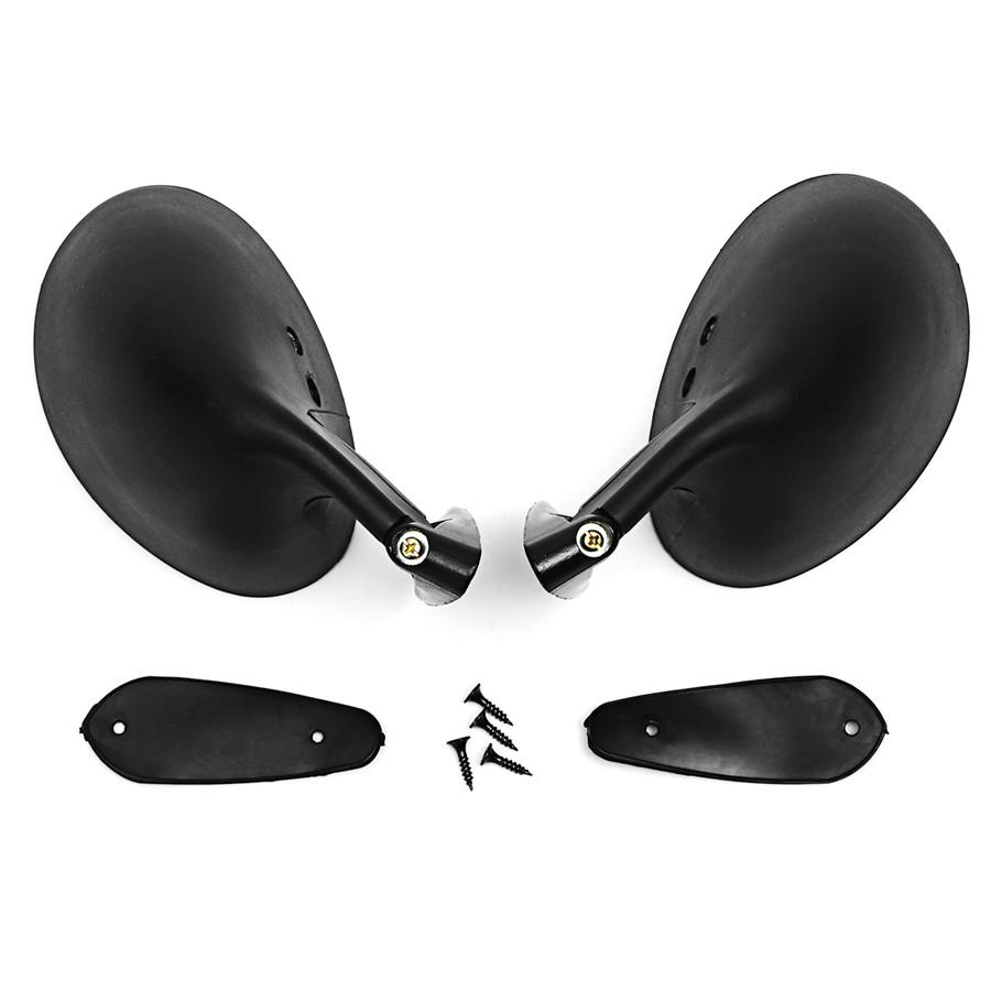 Pair Universal Car Classic Door Wing Side View Mirror with Gaskets Vintage