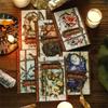 30 Stück Gebrochenes Muster Retro Materialpapier Vintage Riss Stil Tagebuch DIY Collage Dekor Basis Zubehör