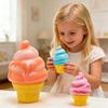 Eiscreme-förmiger Dekompressions-Needohh Nice Cream Cone Überraschung Stressabbau Quetsch-Party Geschenk Geschenke Ornamente