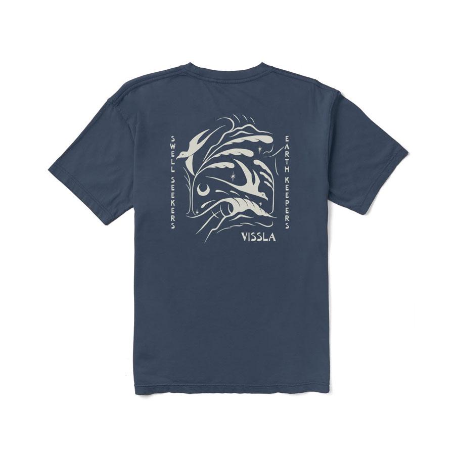 Bisla Miyashiro Swell Seekers Organic Tee-Dkd L