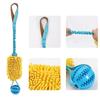 Colorful Dog Tug Toy Plush Dog Interactive Toy Dog Chew Rope Pet Chew Toy  Training Interactive