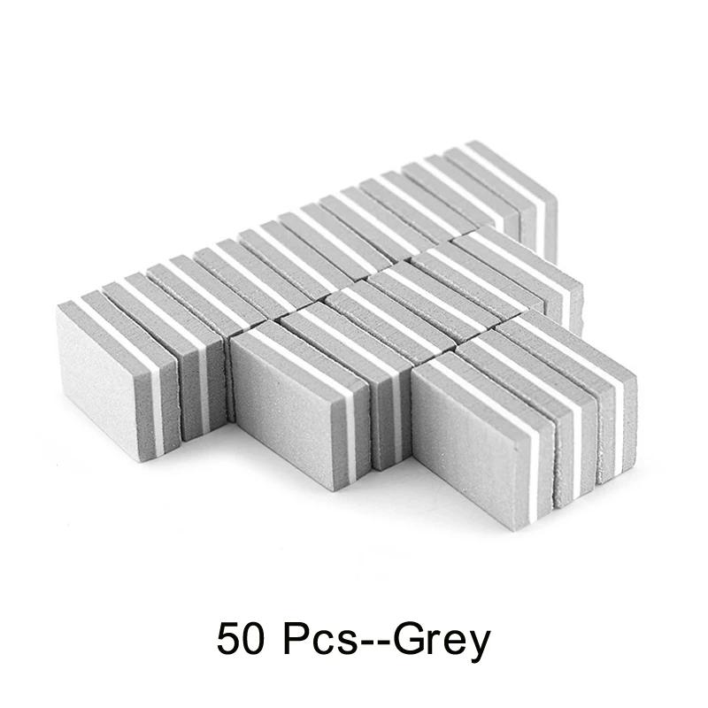 10/25/50Pcs Colorful Mini Nail Files Acrylic Nails Double Side 100/180 Grit Emery Boards For Professional Manicure Pedicure Tool