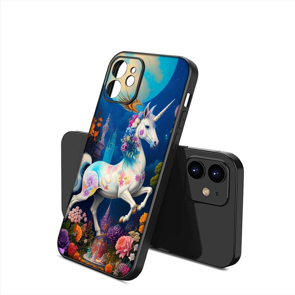 Anime Unicorn Cartoon Horse Soft Phone Cover for Apple iPhone 16 11 Pro XS Max X XR 6 7 8 6S Plus + SE 2022 8+ Silicone Case