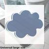 1Pcs U-shaped Toilet Mat Bathroom Mat Bathroom Carpet Bathroom Carpet Memory Foam Bath Mat Anti-skid Super Absorbent