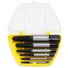 6Pcs Screw Remover High Speed Steel Coarse Thread Broken Damaged Nails Extractor Drill Bits