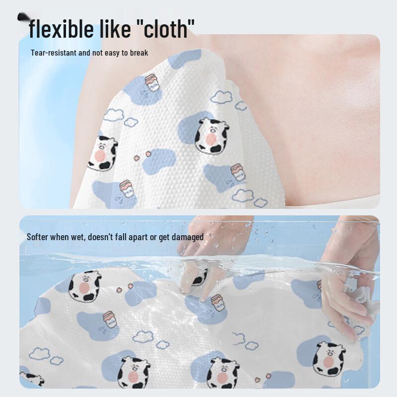 MiiOW Thickened Portable Disposable Bath & Face Towels