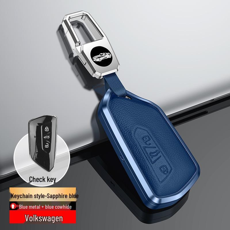 

Чехол для ключа из натуральной кожи для Volkswagen Golf 8 и Teramont Gift Box
