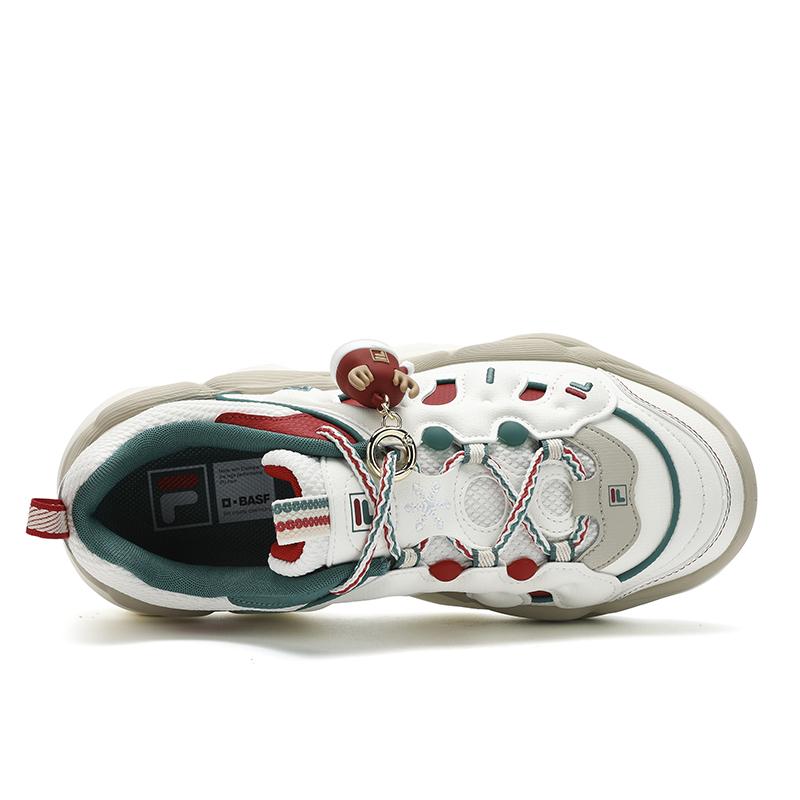 FILA Pease Fashion Comfortable Durable Low-Top Casual Shoes Women sneaker White F12W511109FSC