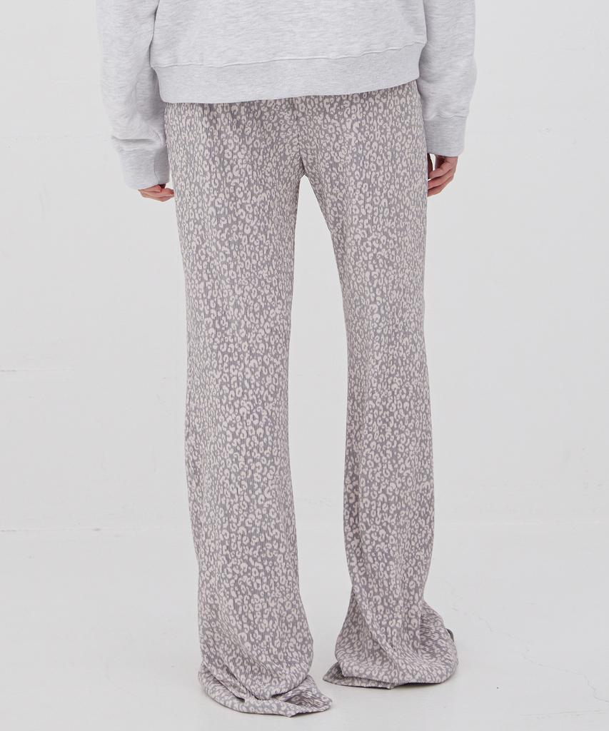 Leuba Faint Leopard Layered Pants - Faint Pink