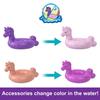 Polly Pocket Sparkle Cove Adventure Unicorn Floatie Compact Playset 2 Dolls 12 Accessories 2 Color Change