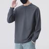 New Spring and Summer Heavy Henry Neck Long-sleeved T-shirt Classic Base Shirt Hong Kong Style Casual