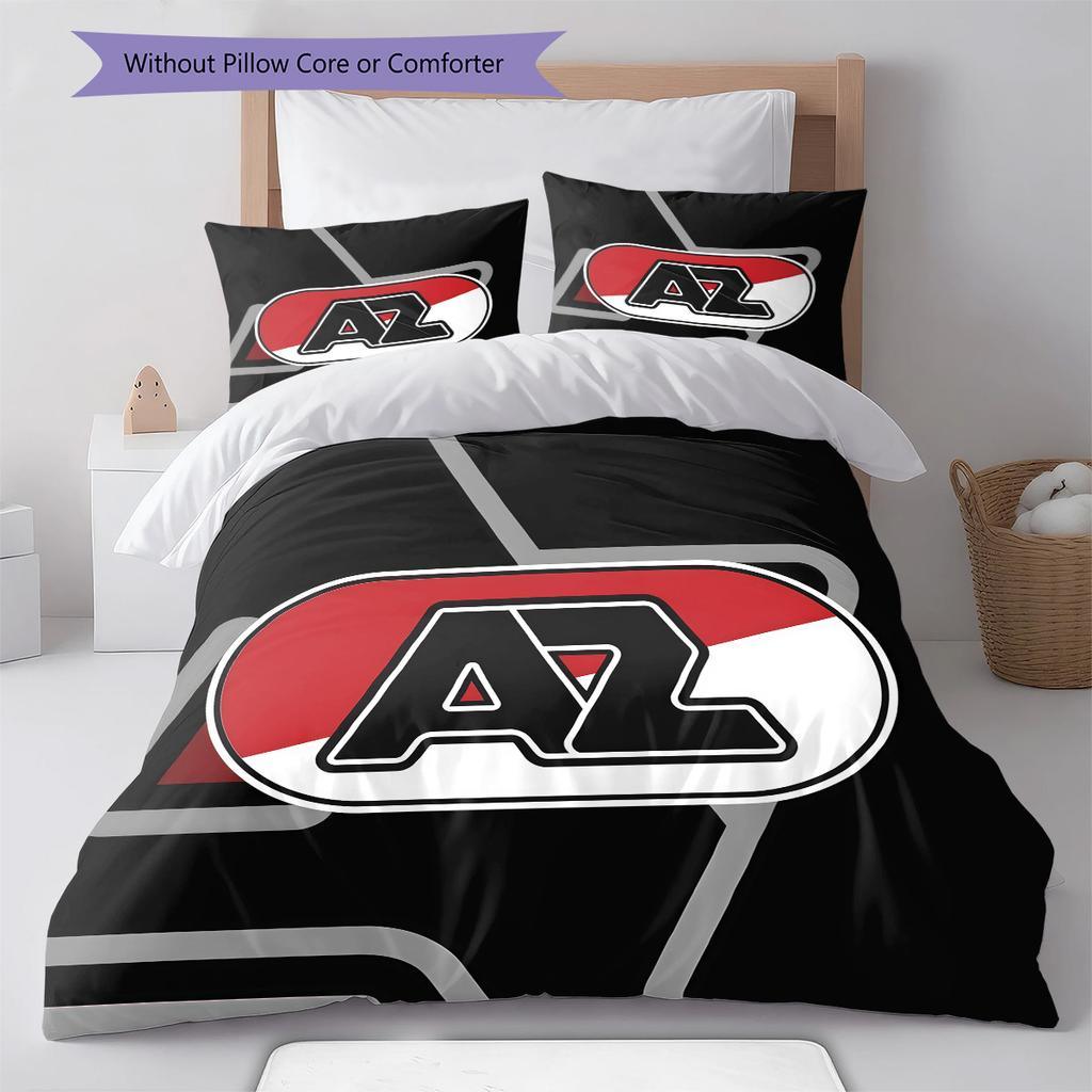 AZ Alkmaar Poster Bedding Quilt Set Quilt Cover Pillowcase Home Decoration Birthday Gift (1 * Duvet Cover + 2 * Pillowcase, Without Core)