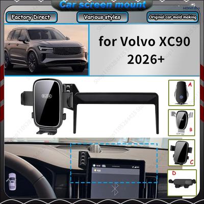 Car Mobile Phone Holder Accessories Fit for Volvo XC90 2026+ GPS Bracket Navigation Car Screen Holder Set Easy Tallation