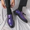 Classic British Leather Fringed Business Dress Foot Leather Shoes Handmade Casual Shoes