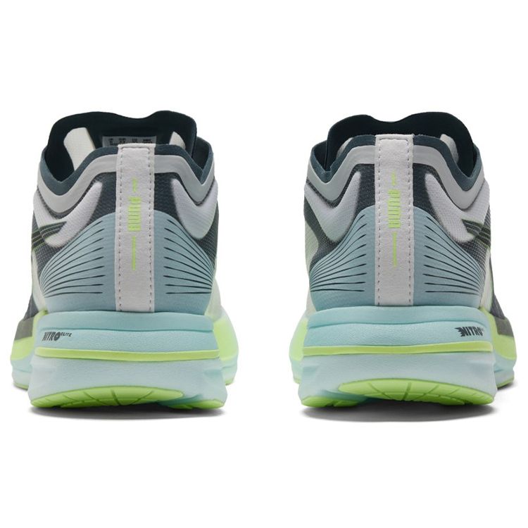 Puma Deviate Nitro Elite White Dark Slate Men Sneakers Fizzy-Light 195204-03